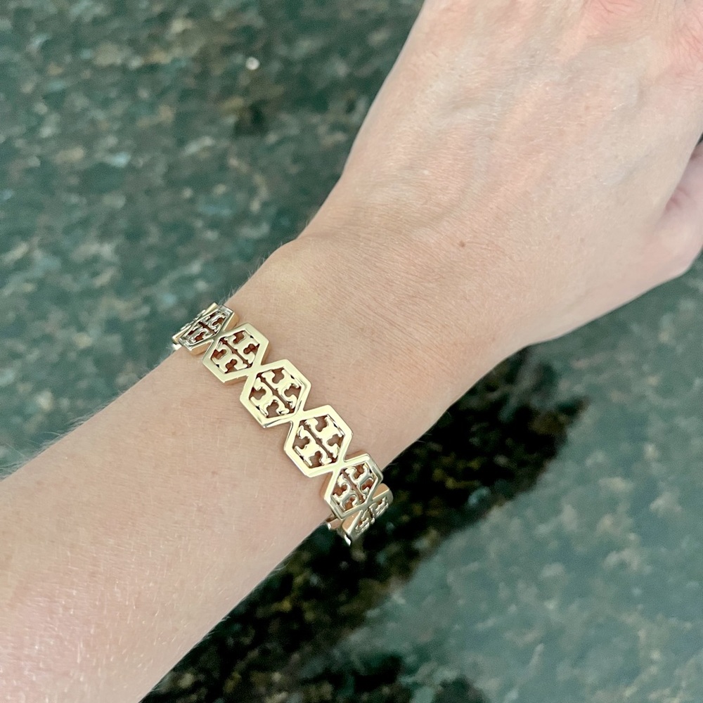 Tory Burch Gold Bangle - Picture 2 of 2